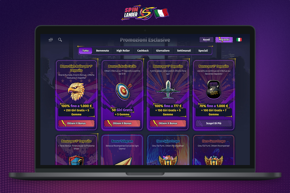 Bonus su Spinlander Casino