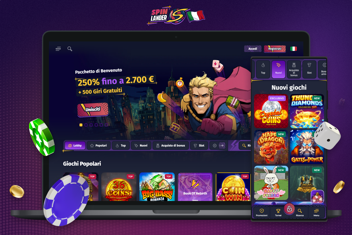 Casinò online Spinlander in Italia